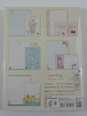 Cute Kawaii Kamio Hedgehog and Penguin Letter Set Pack - Stationery Writing Paper Penpal