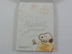 Cute Kawaii Snoopy Love Bread Mini Notepad / Memo Pad - Stationery Designer Writing Paper Collection