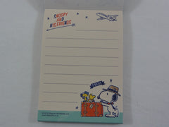 Cute Kawaii Snoopy Travel Mini Notepad / Memo Pad - Stationery Designer Writing Paper Collection