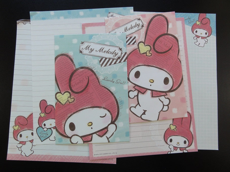 Cute Kawaii Sanrio My Melody Lovely Girl Letter Sets