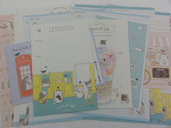 Kamio Hedgehog and Penguin Animal Life Letter Sets - Stationery Writing Paper Envelope