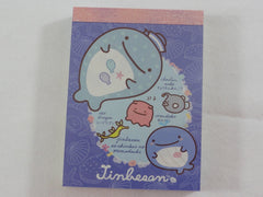 Cute Kawaii San-X Jinbesan Whale Mini Notepad / Memo Pad - B