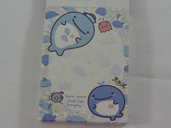 Cute Kawaii San-X Jinbesan Whale Mini Notepad / Memo Pad - B