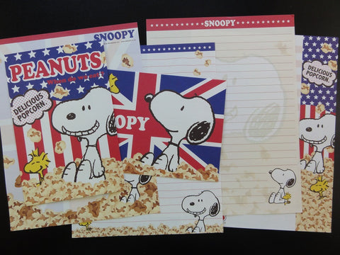 Peanuts Snoopy Letter Sets Stationery Paper - G