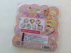 Cute Kawaii Q-Lia Creamy Chocolate Pot Bear Stickers Flake Sack