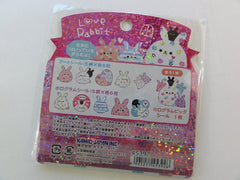 Cute Kawaii Kamio Love Rabbit Bunny Stickers Flake Sack