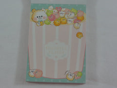 Kawaii Cute Crux Popcorn Bear Mini Notepad / Memo Pad - B