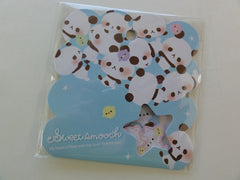 Cute Kawaii Q-Lia Sweet Smooch Panda Stickers Flake Sack