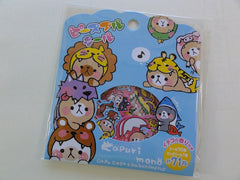 Cute Kawaii Mind Wave Capuri Mono Costume Bear Flake Stickers Sack - A