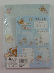 Cute Kawaii San-X Rilakkuma Sea Lion Letter Set Pack - Stationery Writing Paper Envelope Penpal Rare Collectible