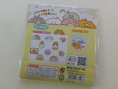 Cute Kawaii Mind Wave Musha Rinbo Stacked Animals Flake Stickers Sack