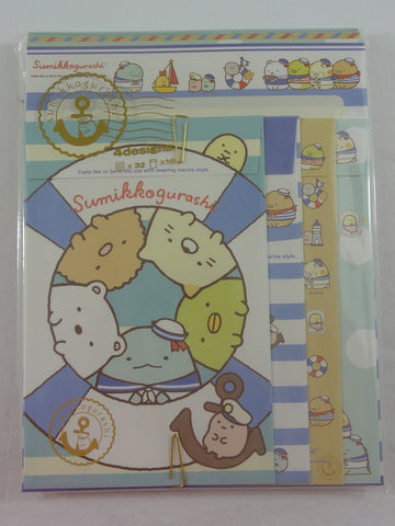 Cute Kawaii San-X Sumikko Gurashi Marine Style Letter Set Pack - Stationery Writing Paper Envelope Penpal Rare Collectible