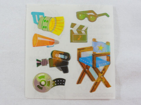 Sandylion Movie Director Pearly / Opalescent Sticker Sheet / Module - Vintage & Collectible