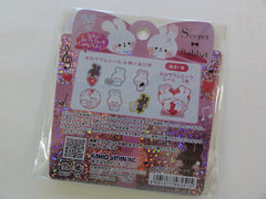 Cute Kawaii Kamio Secret Rabbit Stickers Flake Sack - A