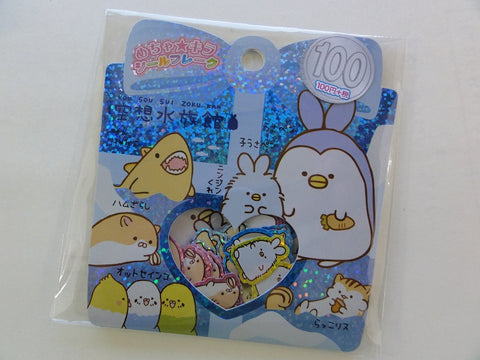 Cute Kawaii Kamio Cute Animal Flake Stickers Sack