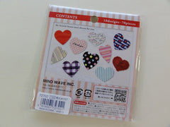 Cute Kawaii Mind Wave Heart Flake Stickers Sack