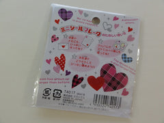 Cute Kawaii Heart Flake Stickers Sack - Vintage