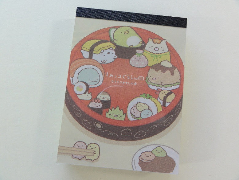 Kawaii Cute San-X Sumikko Gurashi Sushi Party Mini Notepad / Memo Pad - C