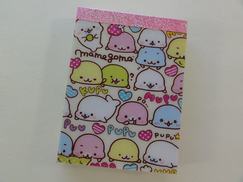 Cute Kawaii San-X Mamegoma Seal Mini Notepad / Memo Pad - B
