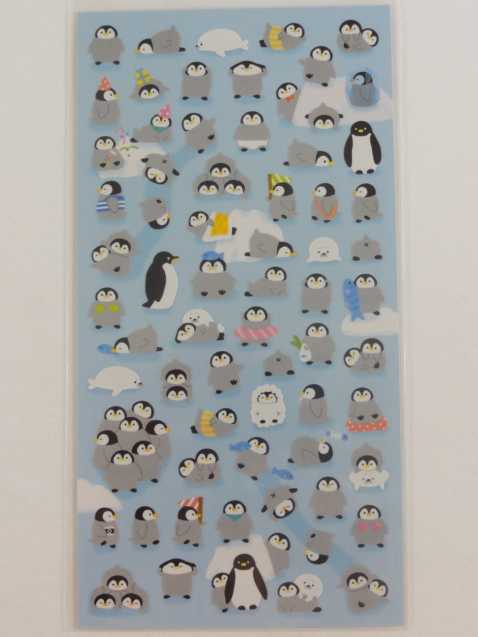 Cute Kawaii Mind Wave Baby Chicks Sticker Sheet - for Journal