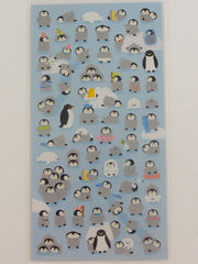 Cute Kawaii Mind Wave Penguin Sticker Sheet - for Journal Planner Craft