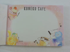 Cute Kawaii Koneko Cafe Cat Love It Mini Notepad / Memo Pad - D - Stationery Design Writing Collection