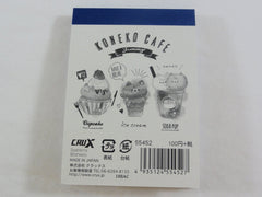 Cute Kawaii Koneko Cafe Cat Love It Mini Notepad / Memo Pad - D - Stationery Design Writing Collection