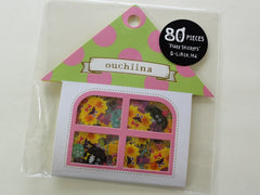 Cute Kawaii Q-Lia Ouchiina Monster Flake Stickers Sack