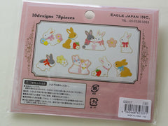 Cute Kawaii Rabbit Bunny Flake Stickers Sack