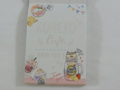 Cute Kawaii Koneko Cafe Cat Love It Mini Notepad / Memo Pad - E - Stationery Design Writing Collection