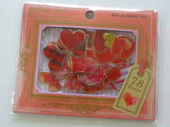 Cute Kawaii Hearts Love Flake Stickers Sack - A