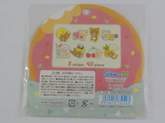 Cute Kawaii San-X Rilakkuma Flake Stickers Sack - Donut - Collectible for Journal Agenda Planner Craft Scrapbook