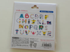 Cute Kawaii Q-Lia Alphabet Japan Theme Design Sticker Flakes Sack