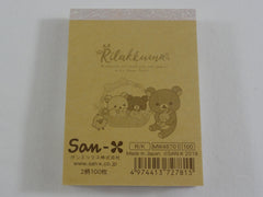 Cute Kawaii San-X Rilakkuma Bear Rabbit Mini Notepad / Memo Pad - C - Stationery Writing Message
