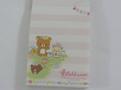 Cute Kawaii San-X Rilakkuma Bear Rabbit Mini Notepad / Memo Pad - D - Stationery Writing Message