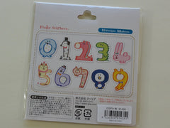 Cute Kawaii Q-Lia Number Animal Design Sticker Flakes Sack