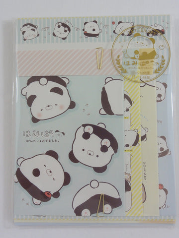 Cute Kawaii San-X Hamipa Panda Letter Set Pack - 2019 - Stationery Writing Paper Envelope