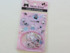 Cute Kawaii Sanrio Hello Kitty Sack-O-Stickers Flake Sticker Sack - Vintage Collectible