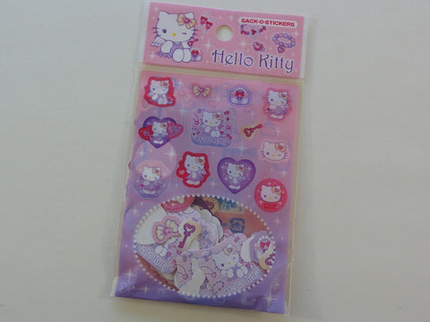 Cute Kawaii Sanrio Hello Kitty Angels Sack-O-Stickers Flake Sticker Sack - Vintage Collectible