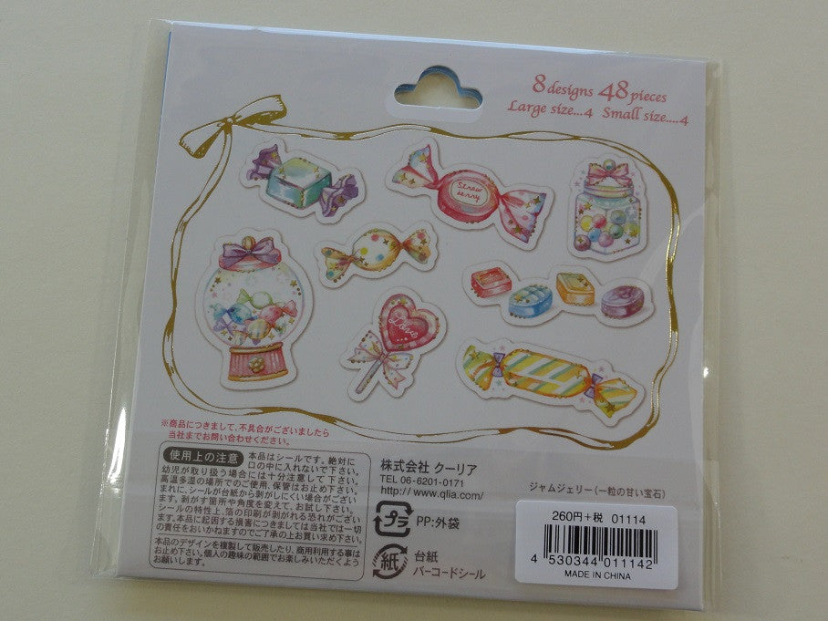 Cute Kawaii Q-Lia Candies Candy Jar Flake Stickers Sack
