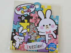 Cute Kawaii Mind Wave Puzzlavi Rabbit Bunny Flake Stickers Sack