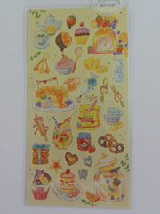 Cute Kawaii Mind Wave Tea Time Bakery Patisserie Fruity Bake Kitchen Sticker Sheet - for Journal Planner Craft