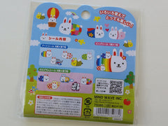 Cute Kawaii Mind Wave Capsule Rabbit Bunny Flake Stickers Sack - Vintage