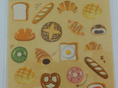 Cute Kawaii Mind Wave Variety of Breads Bakery Sticker Sheet - for Journal Planner Craft Organizer Calendar