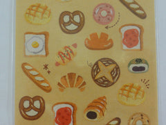 Cute Kawaii Mind Wave Variety of Breads Bakery Sticker Sheet - for Journal Planner Craft Organizer Calendar