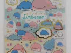 Cute Kawaii San-X Jinbesan Whale Sticker Sheet 2019 - H - for Planner Journal Scrapbook Craft