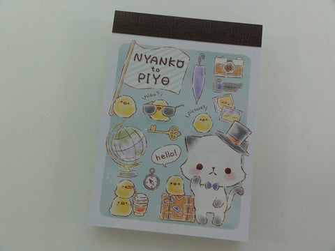 Kawaii Cute Crux Nyanko Cat Piyo Mini Notepad / Memo Pad