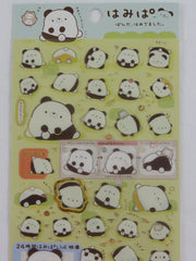 San-X Hamipa Panda Sticker Sheet 2019 - B - Collectible