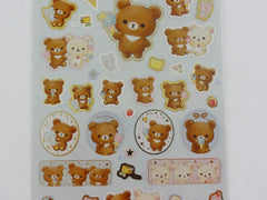 Cute Kawaii San-X Korilakkuma Chairoikoguma Happy Ice Cream Sticker Sheet 2019 - A - for Planner Journal Scrapbook Craft