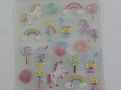 Cute Kawaii Mind Wave Cherie Couleur Dream Unicorn Drink Sticker Sheet - for Journal Planner Craft Organizer